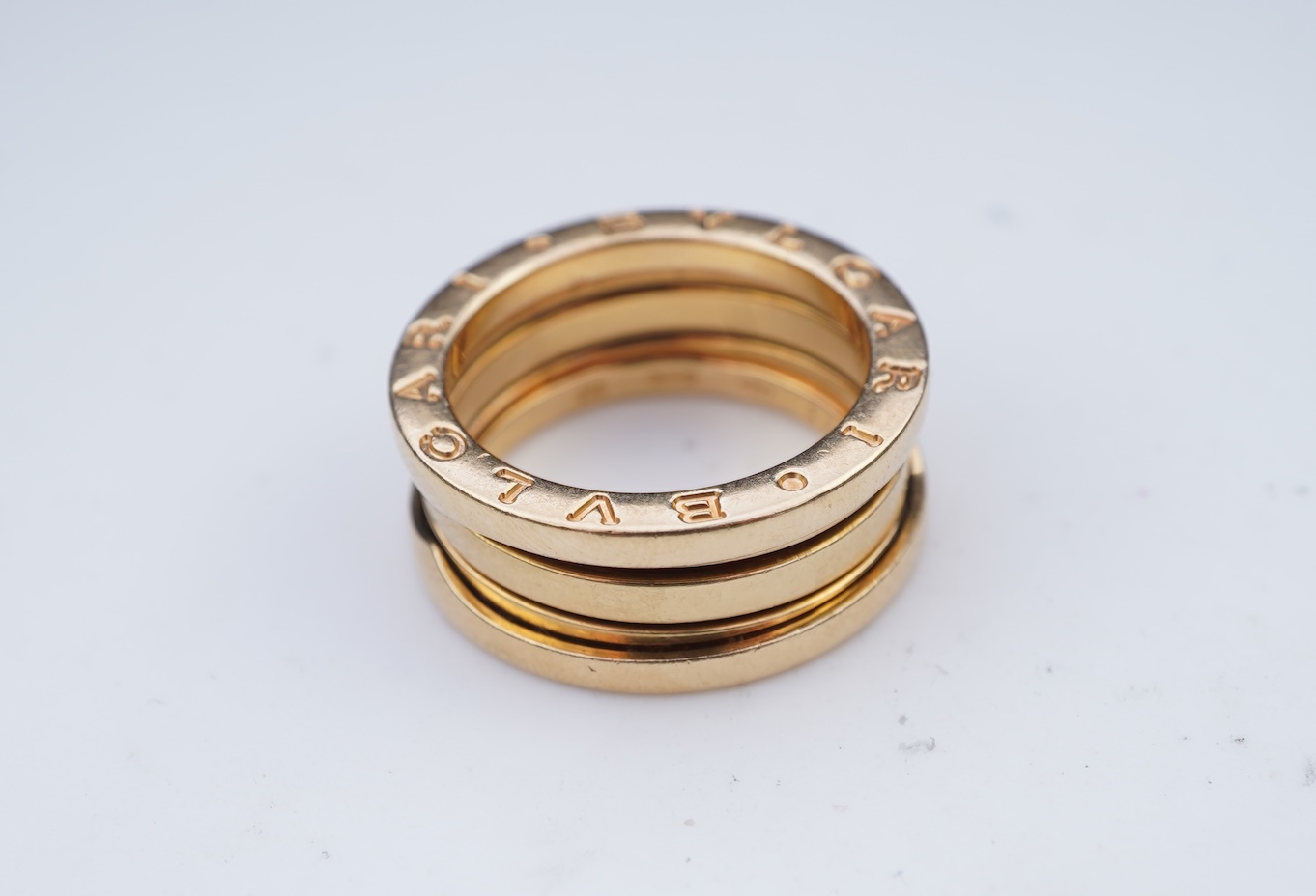 Bulgari, a gold 'B-ZERO' ring
